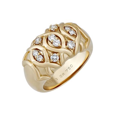 christian dior gold|christian dior ring sizing.